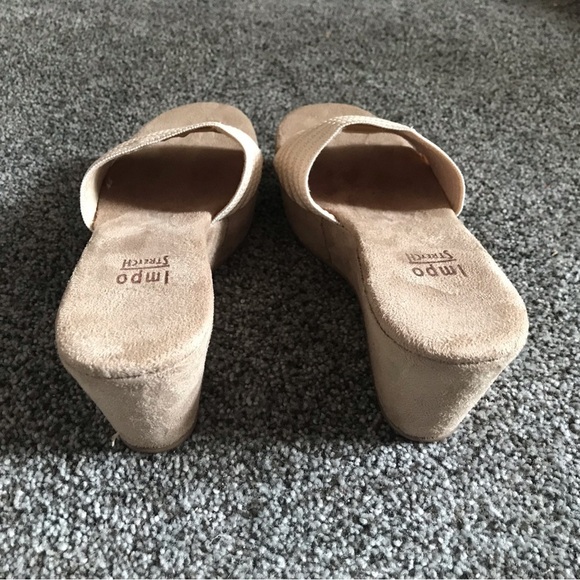 Impo Stretch Rocker Elastic Platform Sandal - Size 6M - Like New - Picture 3 of 5